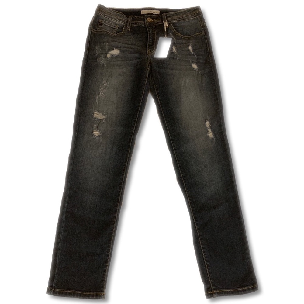Kancan Women’s 13 Distressed Stretch Skinny Jeans